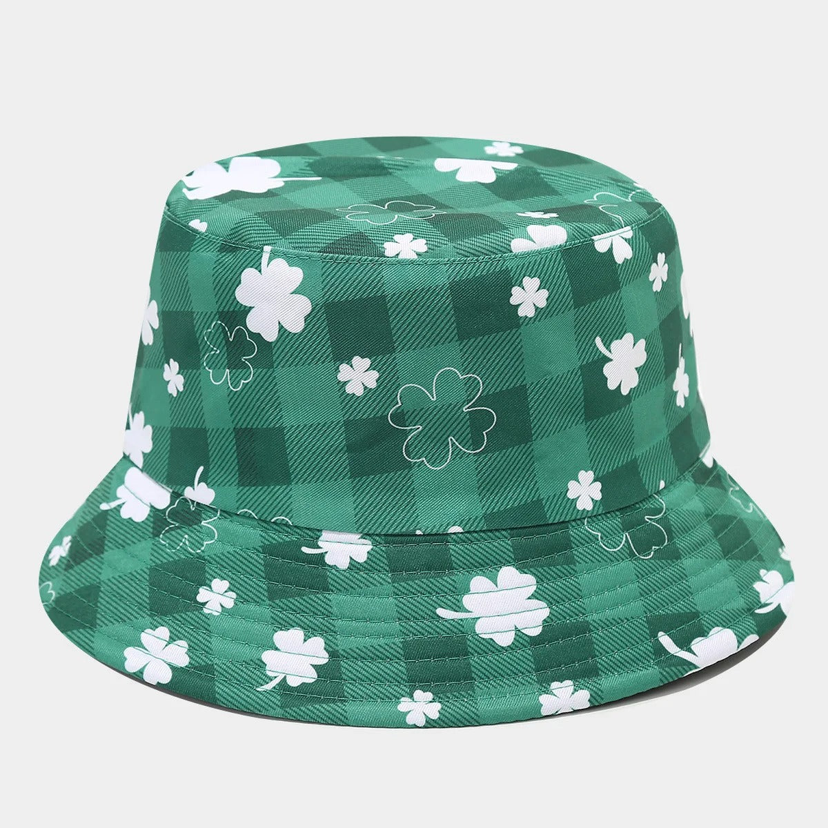 Summer Sun Protection Bucket Hat for Men Women Panama Cap Print Hip Hop Gorros Fishing Fisherman Hat Double Side Wear Fashion