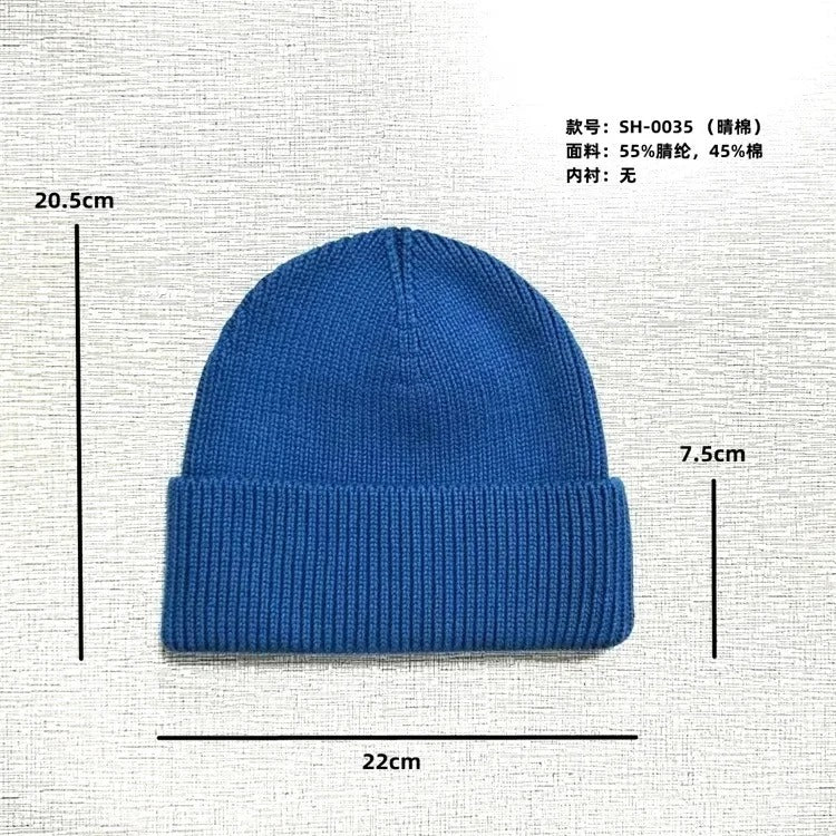Winter Keep Warm knitted Fabric Hat For Adult Unisex Skullies & Beanies