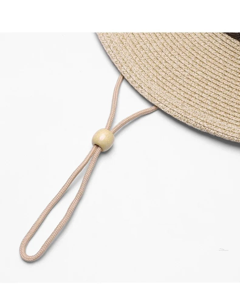 Men Big Head Straw Hat Dad Summer Large Size Sun Cap Male Wide Brim Fedora 58cm 60cm 62cm