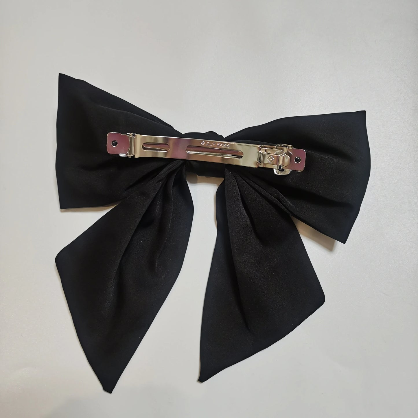 Summer Stripe Big Size 15cm Bow Hair Clip Tie Ribbon Clip Head Ornaments for Women Classic Hair Clips Female Hair Accessories