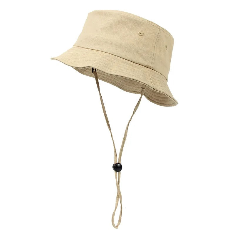 Oversize XXL Summer Unisex Bucket Sun Hat Water Repellent Fisherman Hats Men Women Travel Hat with Detachable Chin Strap
