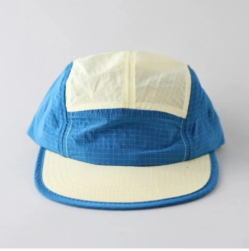Quick-drying 5-Panel Baseball Caps for Man Women  Summer  Outdoor Thin Camping Men Splicing  Popular Baseball Cap