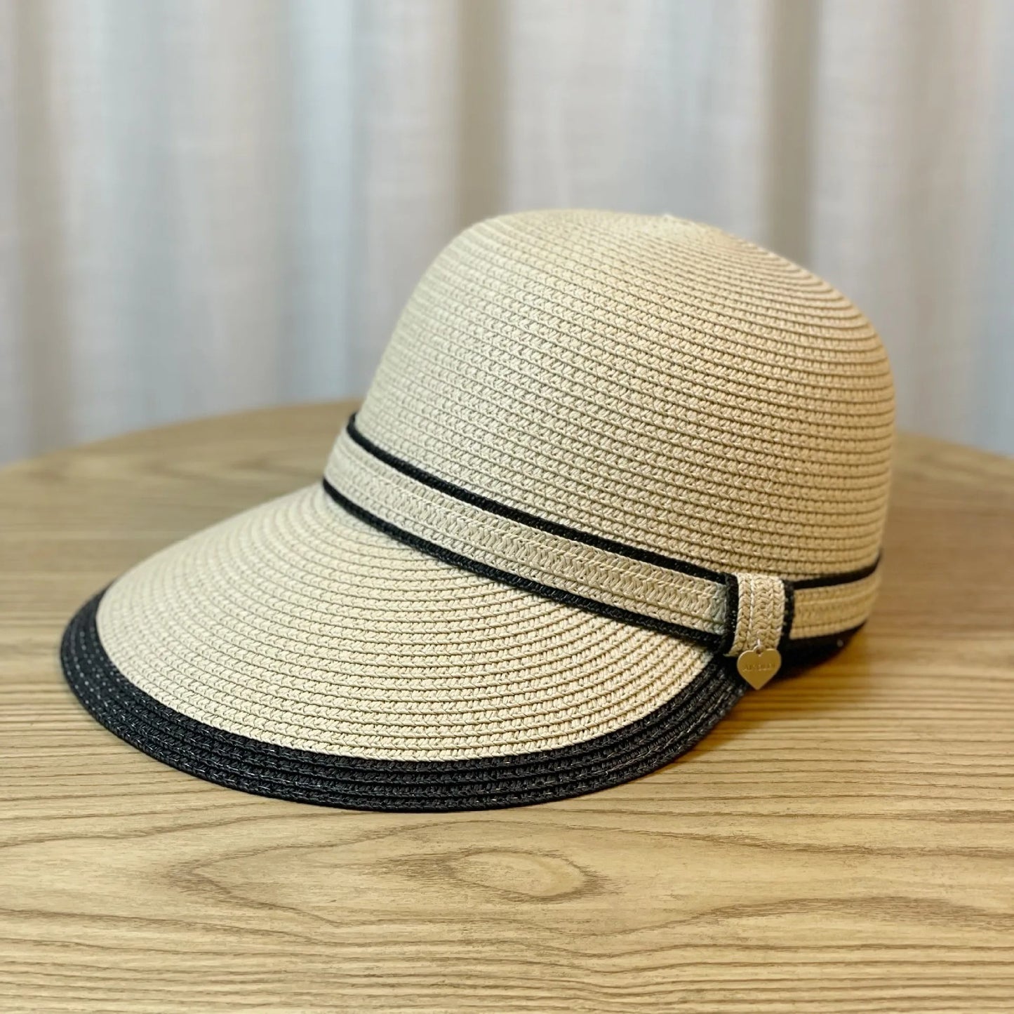 Summer Sun Straw Baseball Cap Women's Sunscreen Visor Hat Widened Brim Anti-UV Ourdoor Causal Basin Riding cap straw hat female