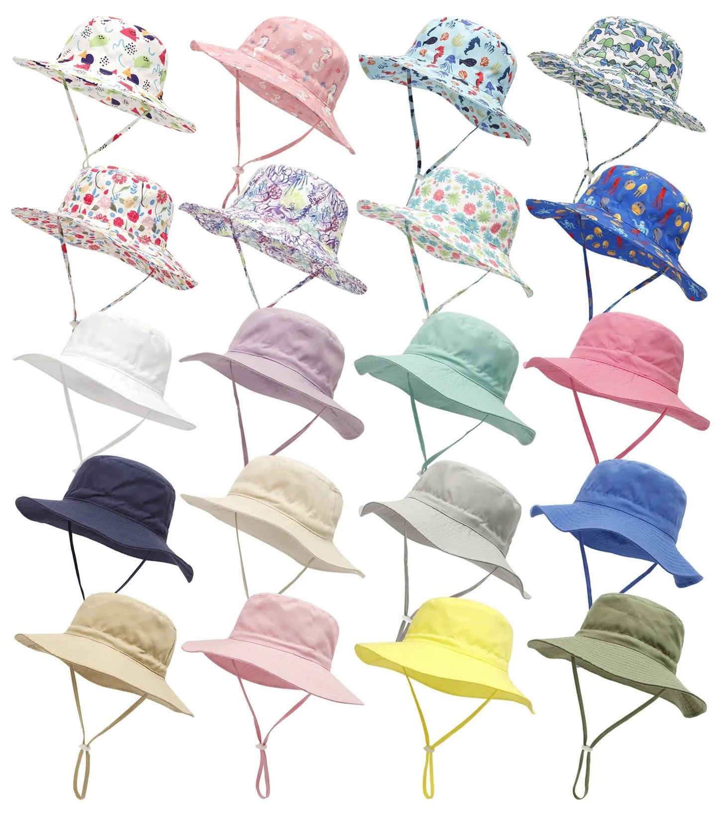 3 Size to Choose Kids Bucket Hat for Girl Summer Fisherman Cute Kawaii Children Panama Hats Vocation Beach Sun Hat for Boys