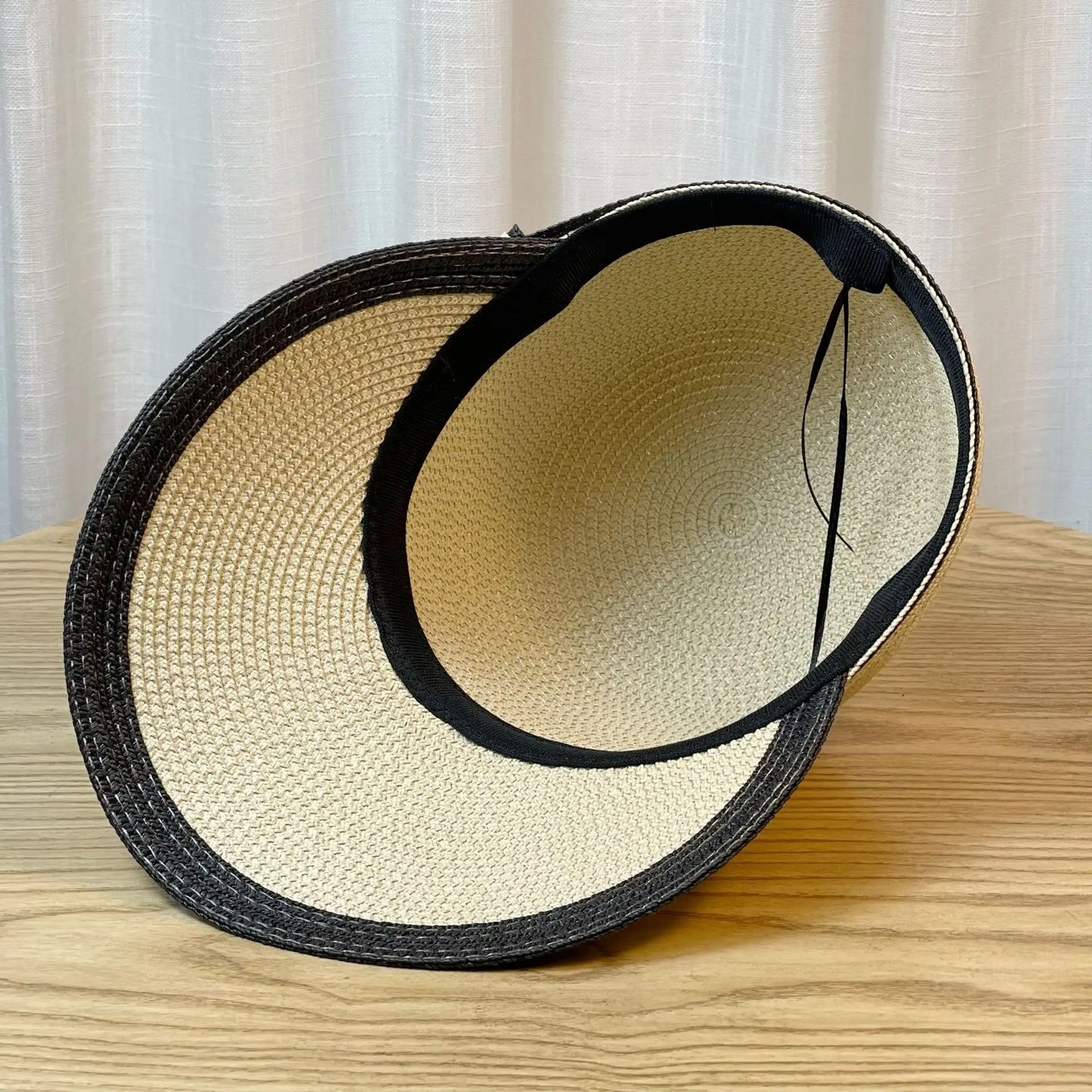 Summer Sun Straw Baseball Cap Women's Sunscreen Visor Hat Widened Brim Anti-UV Ourdoor Causal Basin Riding cap straw hat female
