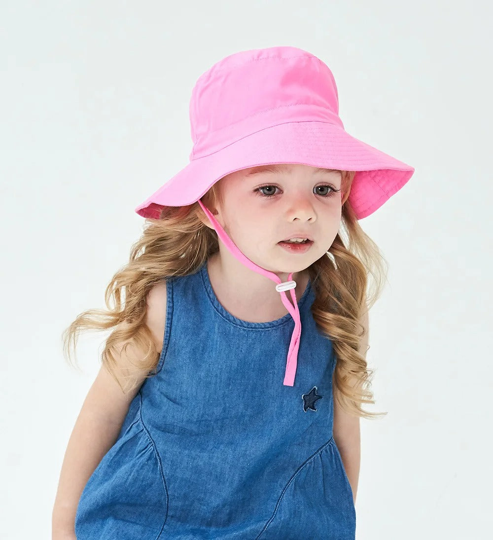 3 Size to Choose Kids Bucket Hat for Girl Summer Fisherman Cute Kawaii Children Panama Hats Vocation Beach Sun Hat for Boys