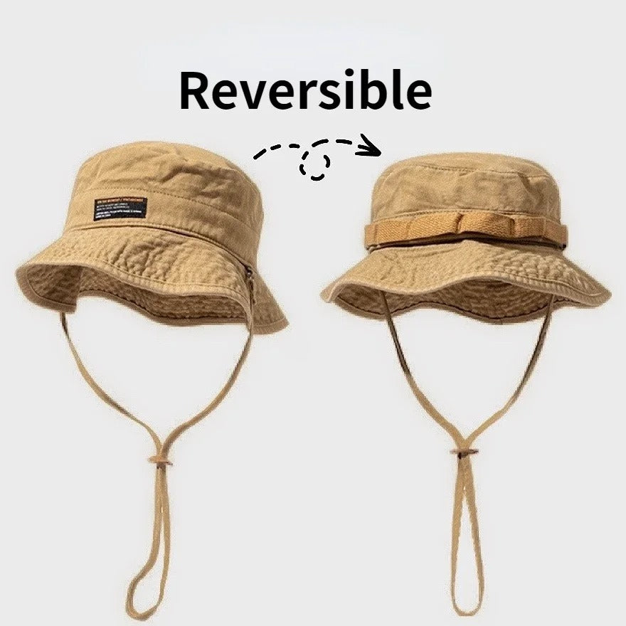 Cotton Breathable Bucket Hat Men Summer Hiking Mountaineering Fisherman Hat Women Foldable Safari Style Fishing Hat