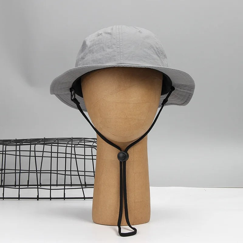Big Size 6 Panel Cap for Men Lightweight Breathable Quick-drying Large Bucket Hat Running Camping Hiking Training Outdoor Hatk
