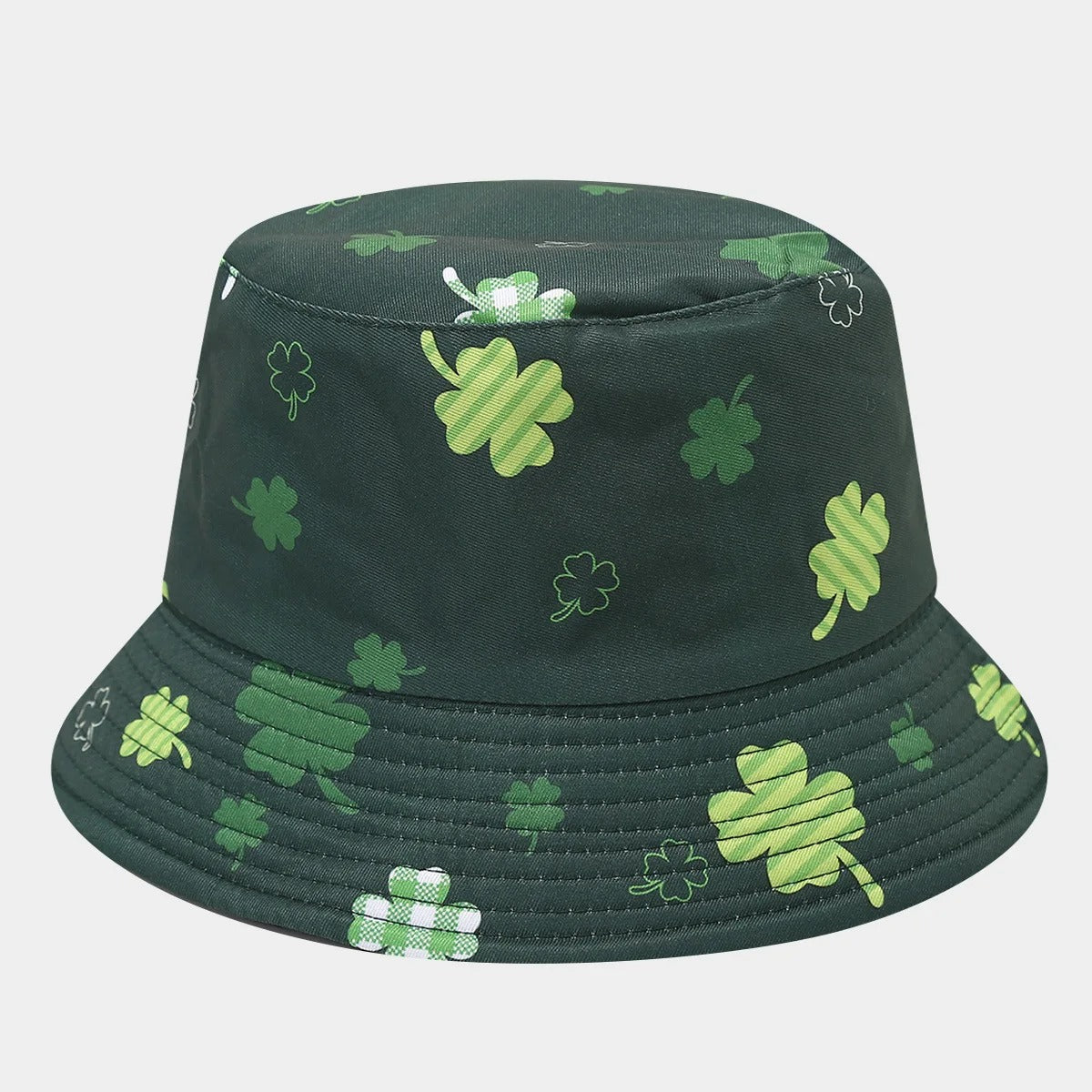 Summer Sun Protection Bucket Hat for Men Women Panama Cap Print Hip Hop Gorros Fishing Fisherman Hat Double Side Wear Fashion