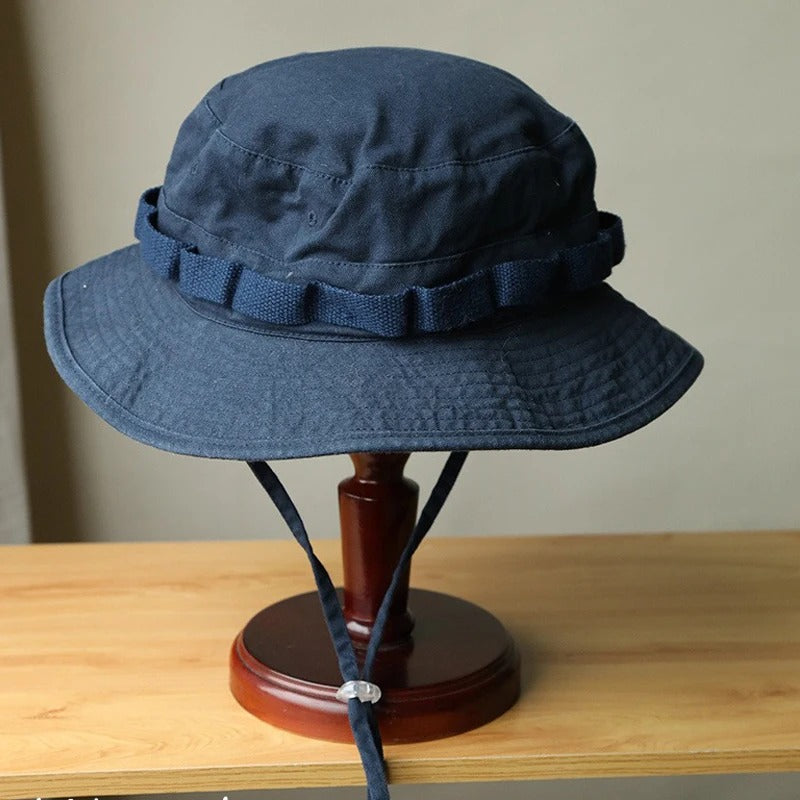 Cotton Breathable Bucket Hat Men Summer Hiking Mountaineering Fisherman Hat Women Foldable Safari Style Fishing Hat