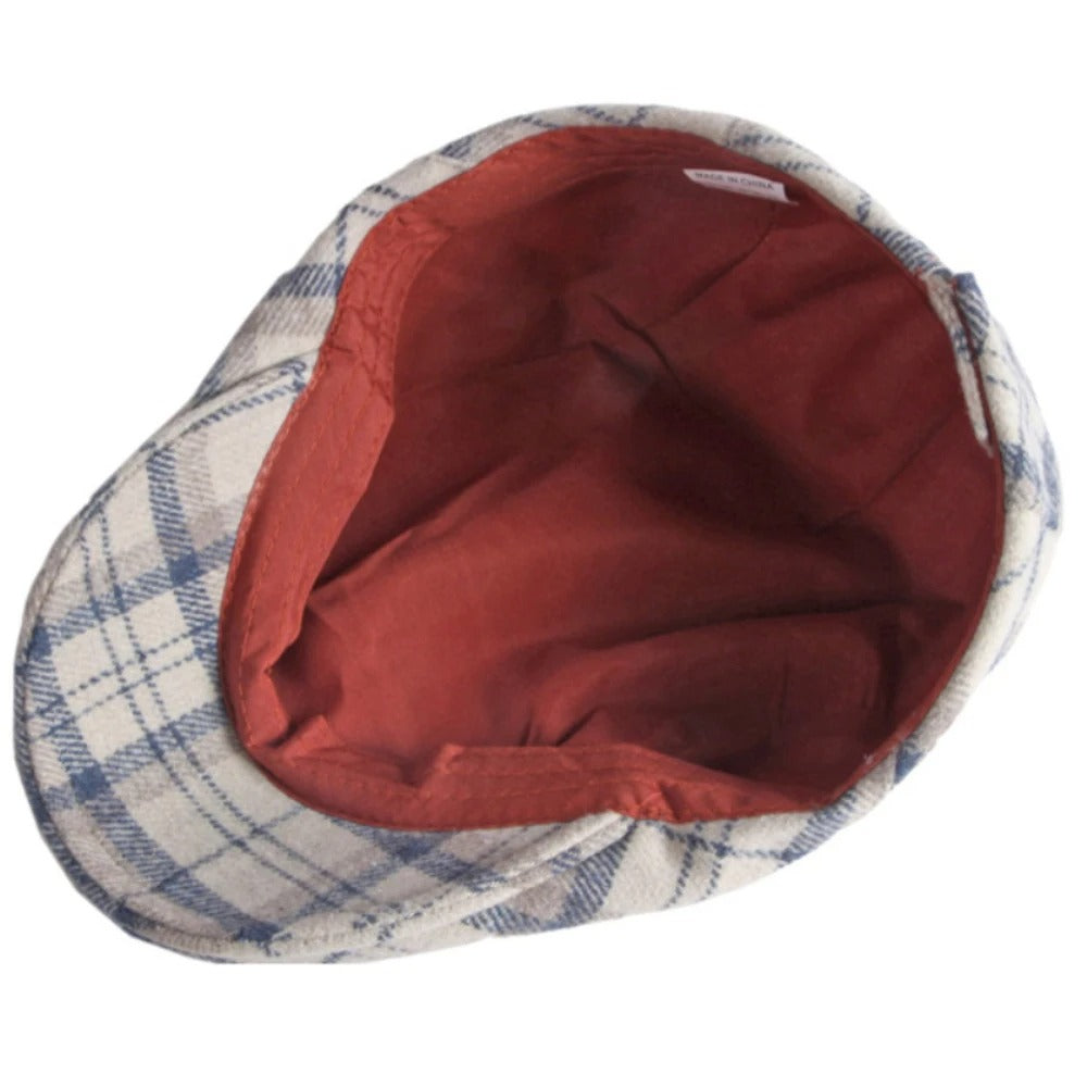 Berets Autumn Winter Caps for Men Women Plaid Artist Painter Wool Beret Hat Male Female Cap Adjustable Beret Cap