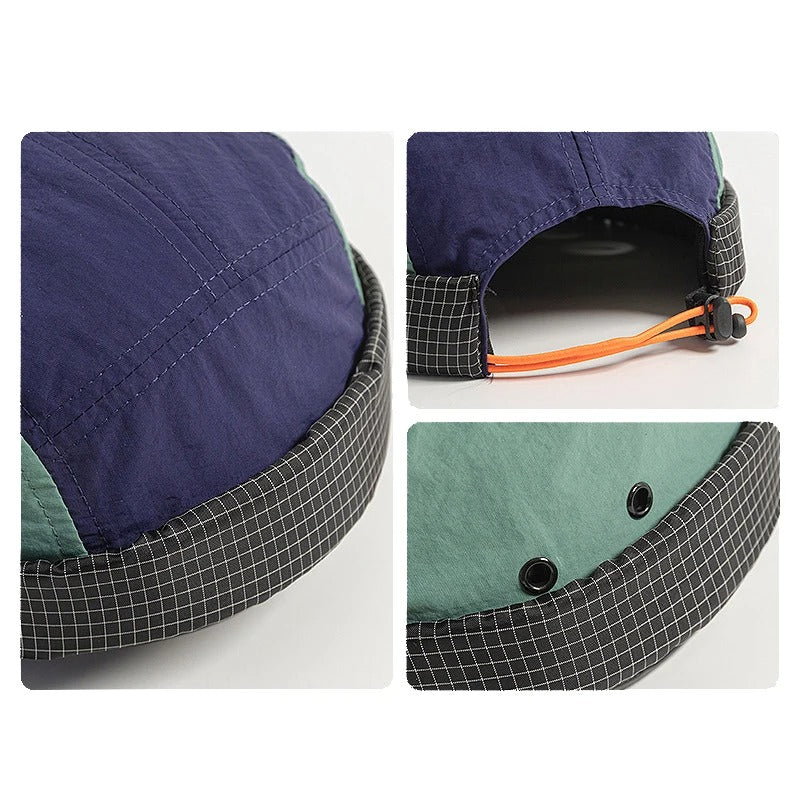 Waterproof Docker Cap Without Visor Fast Dry Brimless Caps Solid Color Anti-UV Beanie Hat Adjustable Hats For Men Women