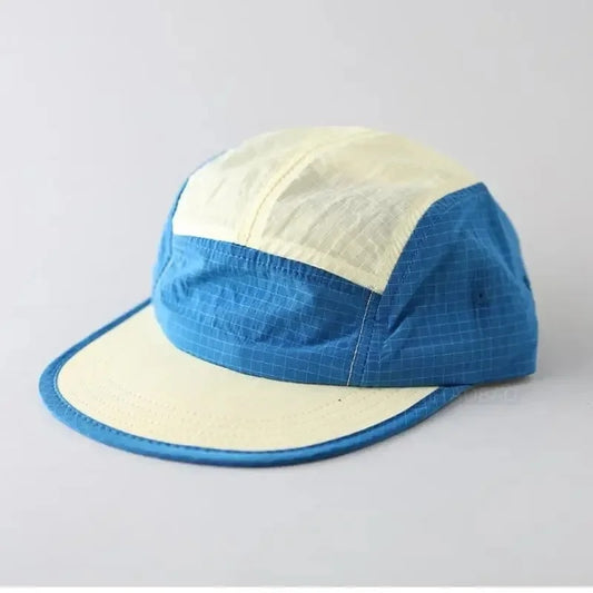 Quick-drying 5-Panel Baseball Caps for Man Women  Summer  Outdoor Thin Camping Men Splicing  Popular Baseball Cap