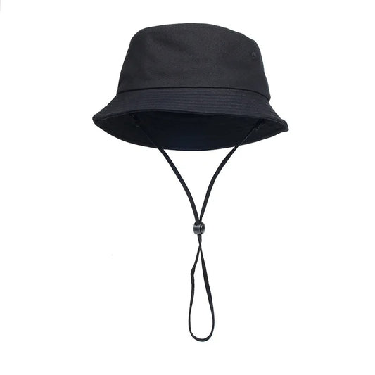 Oversize XXL Summer Unisex Bucket Sun Hat Water Repellent Fisherman Hats Men Women  Travel Hat with Detachable Chin Strap