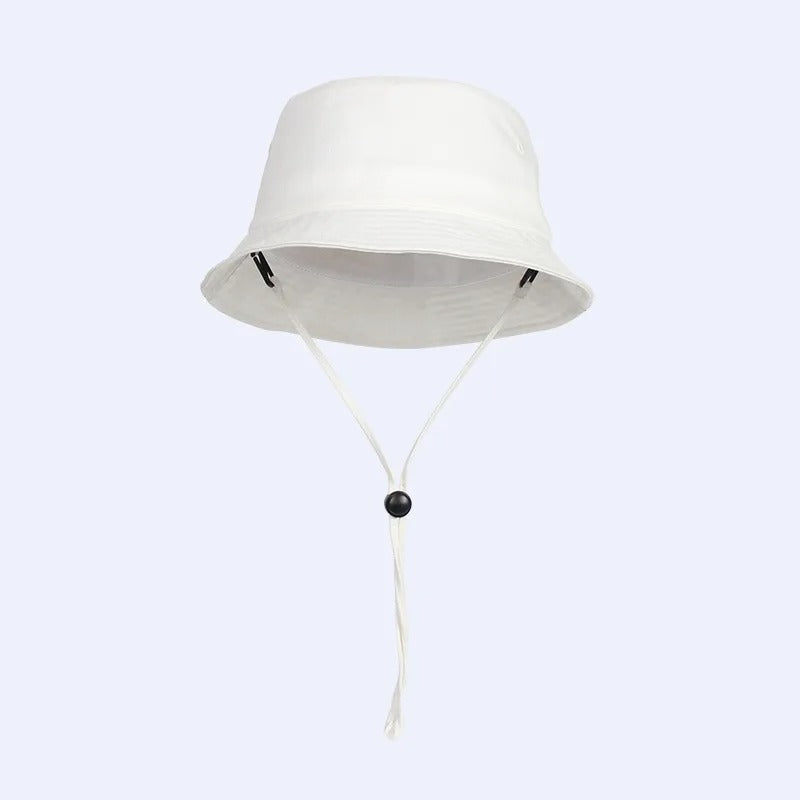 Oversize XXL Summer Unisex Bucket Sun Hat Water Repellent Fisherman Hats Men Women Travel Hat with Detachable Chin Strap