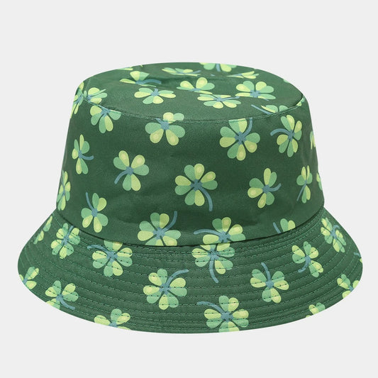 Summer Sun Protection Bucket Hat for Men Women Panama Cap Print Hip Hop Gorros Fishing Fisherman Hat Double Side Wear Fashion