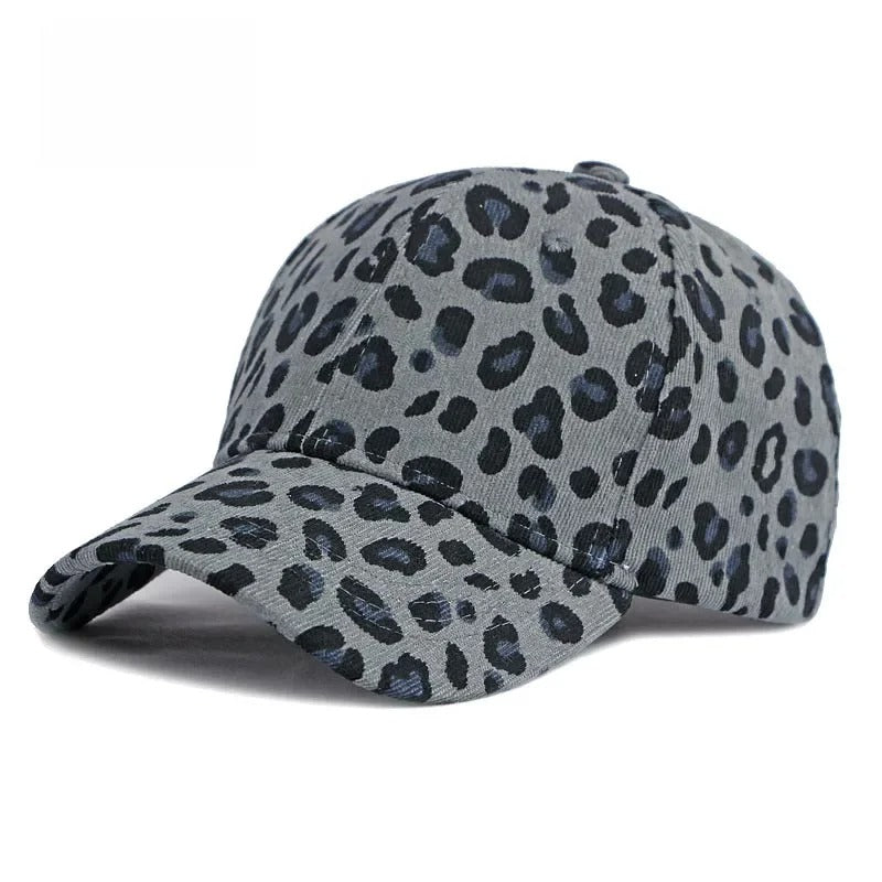 Women Winter Hat Leopard Pattern Corduroy Baseball Cap Men Retro Snapback Hip Hop Hat Accessories Cotton Plain Pattern Warm Hats