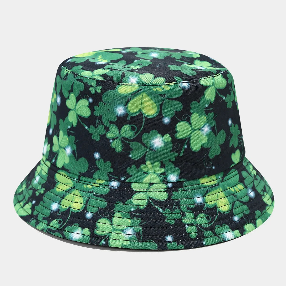 Summer Sun Protection Bucket Hat for Men Women Panama Cap Print Hip Hop Gorros Fishing Fisherman Hat Double Side Wear Fashion