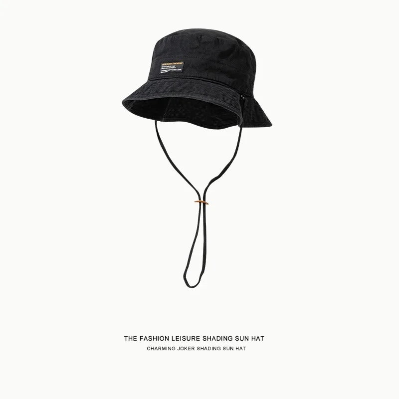 Cotton Breathable Bucket Hat Men Summer Hiking Mountaineering Fisherman Hat Women Foldable Safari Style Fishing Hat