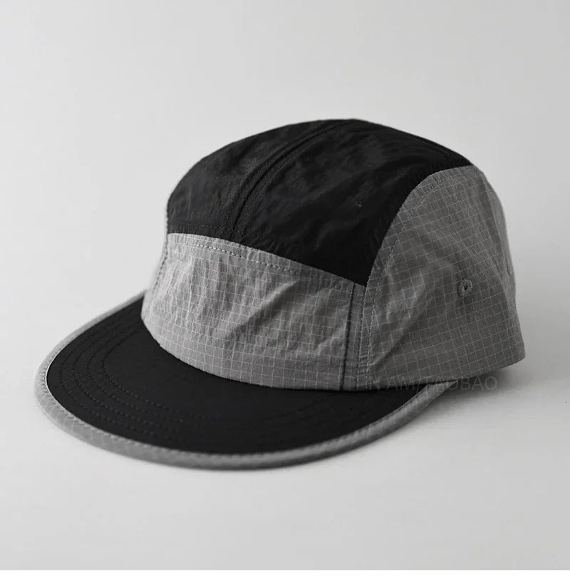 Quick-drying 5-Panel Baseball Caps for Man Women Summer Outdoor Thin Camping Men Splicing Popular Baseball Cap