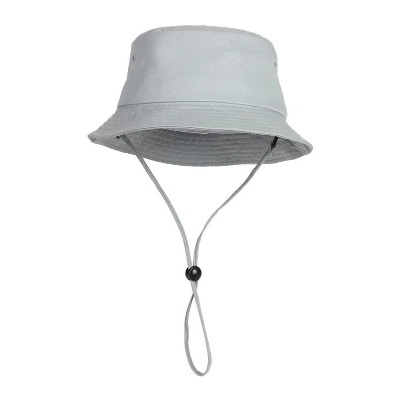 Oversize XXL Summer Unisex Bucket Sun Hat Water Repellent Fisherman Hats Men Women Travel Hat with Detachable Chin Strap