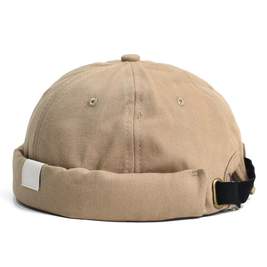 Cap Without Visor Brimless Caps Men Beanies Dome Soild Color Adjustable Skullcap Summer Hip Hop Bobble Hat Fashion