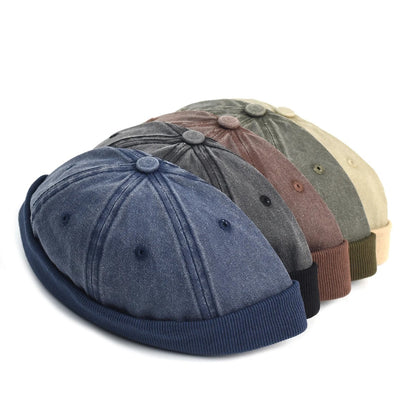 Unisex Fashion Casual Sailor Biker Cap Hip Hop Street Dance Brimless Skull Beanie Hat, Ideal Choice For Gifts