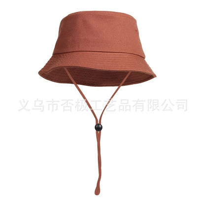 Oversize XXL Summer Unisex Bucket Sun Hat Water Repellent Fisherman Hats Men Women  Travel Hat with Detachable Chin Strap
