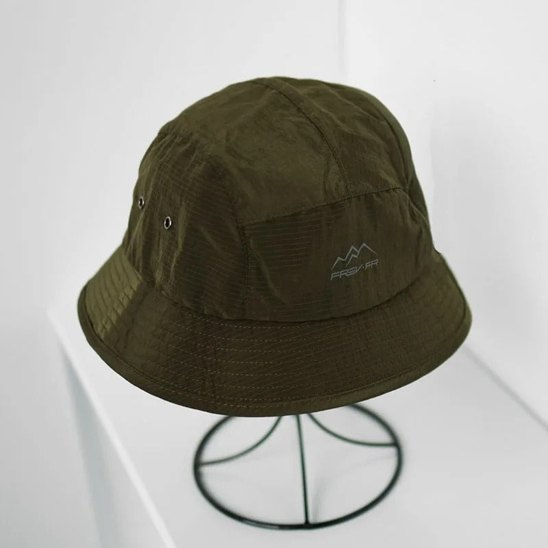 Summer Outdoor Camping Bucket Hat Men Fast-dry Function Waterproof Fishing Hats Thin Zipper Climbing Sun  Panama Male's Hat