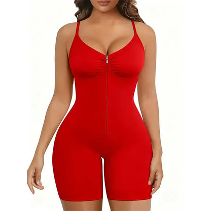 Women’s YIANNA Fajas Colombianas shapewear  Tummy Control Butt Lifter Shaper with Zipper Crotch detachable shoulder strap