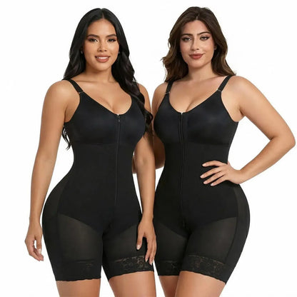 Women’s YIANNA Fajas Colombianas shapewear  Tummy Control Butt Lifter Shaper with Zipper Crotch detachable shoulder strap