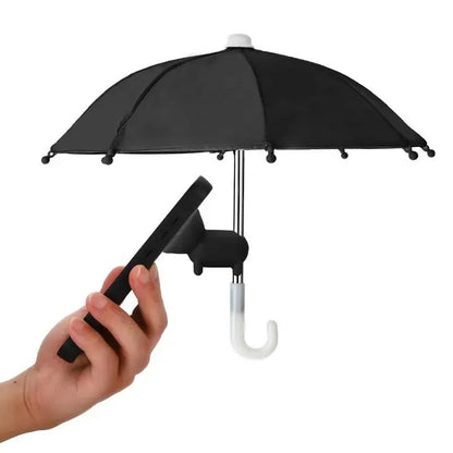 Outdoor Vacation Beach Umbrella Cellphone Holder, Anti-Peeping Protective Phone Holder with Suction Cup, Mobile Phone Sun Protection Water Proof Umbrella