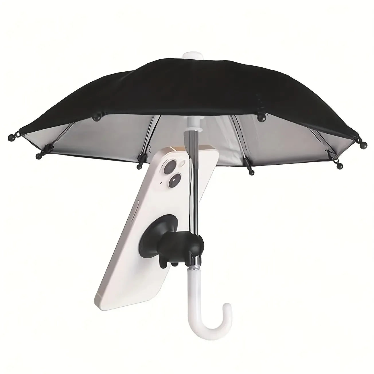 sunshade phone umbrella, UV protection phone umbrella with suction cup universal adjustable cute stand