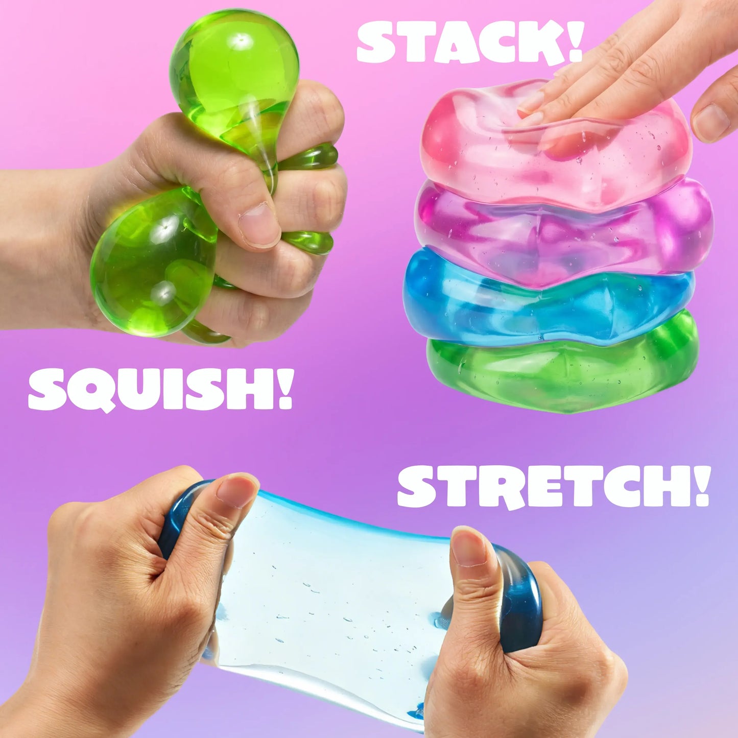 High Density Cube Fidget Toy, Stress Relief with Slow Rising Sensory Squishy Toys for Kids Adults