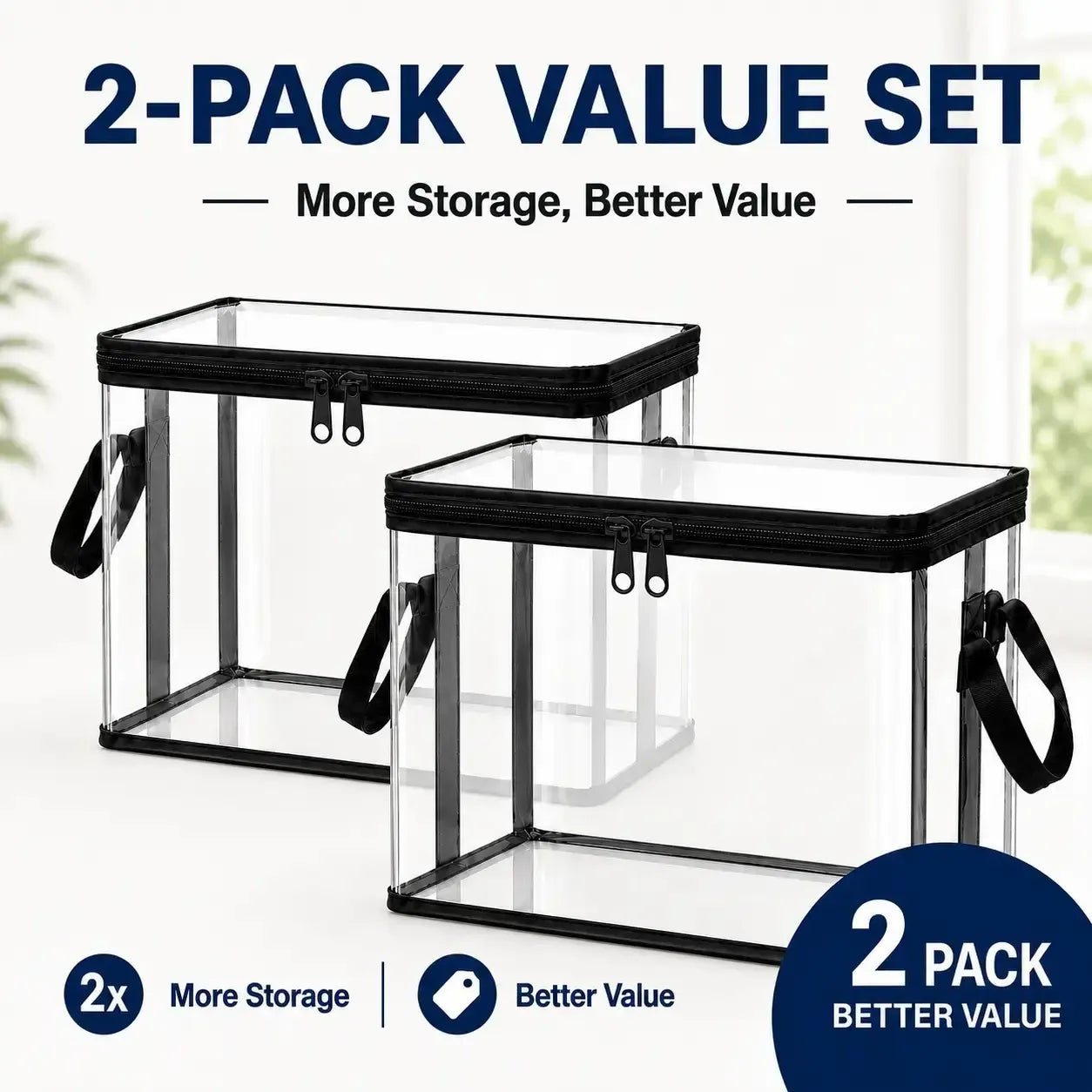 waterproof PVC  Large Clear Thick Plastic Storage Box