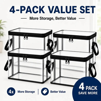 waterproof PVC  Large Clear Thick Plastic Storage Box