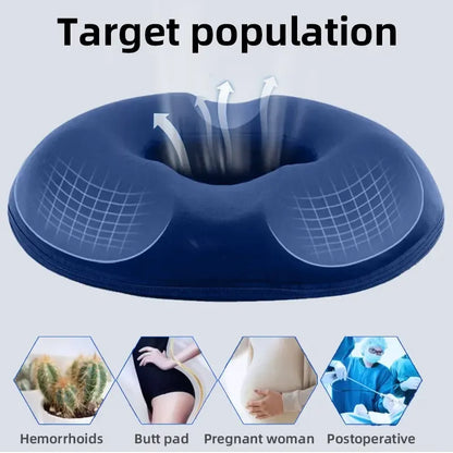 Memory Foam Donut Pillow, Sciatic Nerve Support Pad, Hemorrhoid Cushion, Tailbone Care Pad, Pregnant Women Seat Cushion, Yoga Leg Pillow