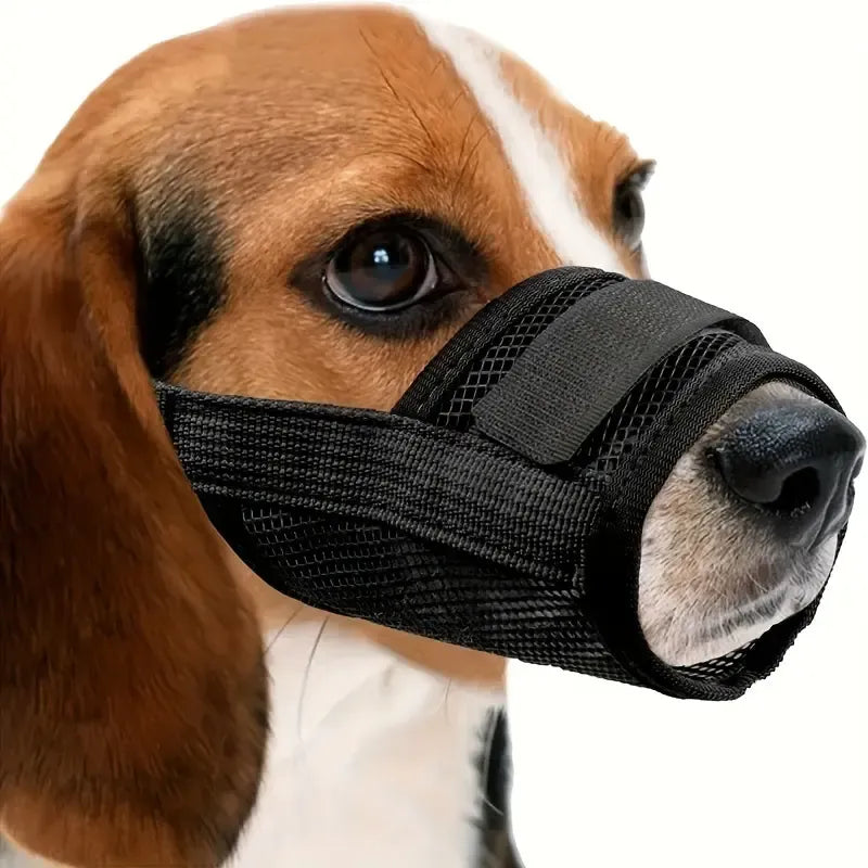 Dog Muzzle Anti-Bite Anti-Call Anti-Eating Breathable Pet Bark Stopper Dog Mask Anti-Pick Food Special for Medium and Large Dogs Comfortable and Non-Damaging to Mouth Training dog accessories