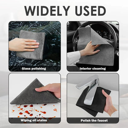 10 Counts Thickened Magic Cleaning Cloth, Microfiber Streak Free Cloth