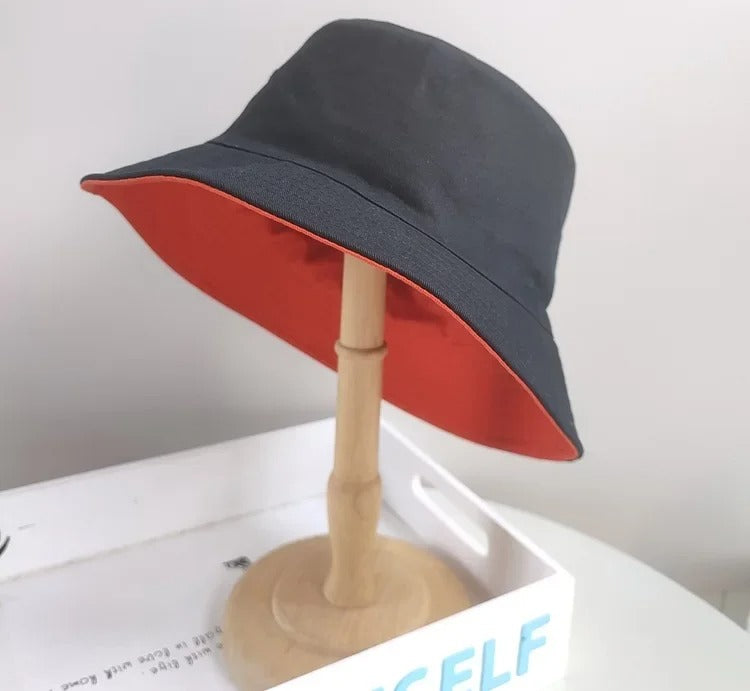 Big Size XXL 63cm 100% Cotton Bucket Hat Men Women Big Head  Reversible  Fisherman Hat Men Large Size Large Tide Hip Hop Sun Hat