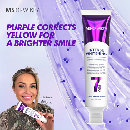 New 7-Pro Intensive Toothpaste | Upgraded Purple Formula with 7 Probiotics