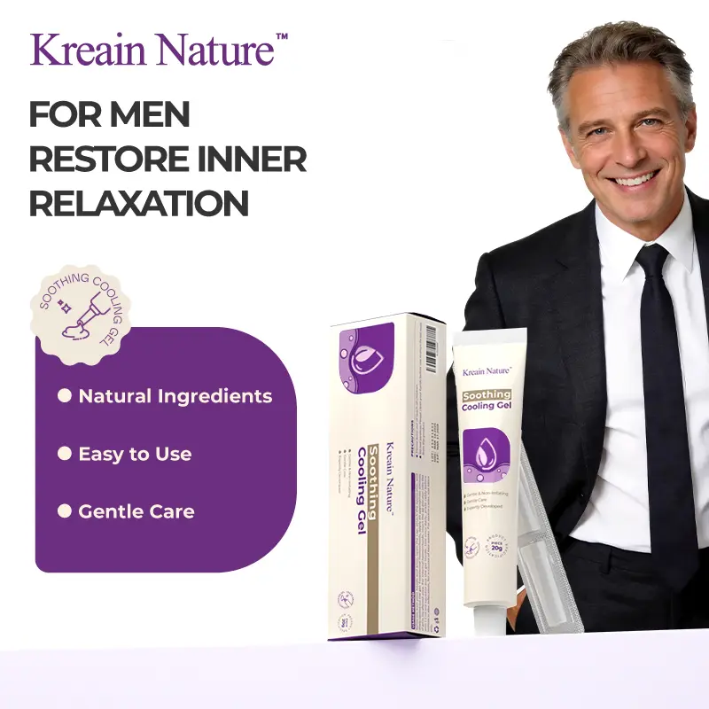 Natural care gel, gentle and non-irritating