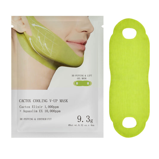 V-LIFTING MEWING BAND with Cactus Cooling Reduce Puffiness & Pore Tightening for Visible Pore Care Skin Repair