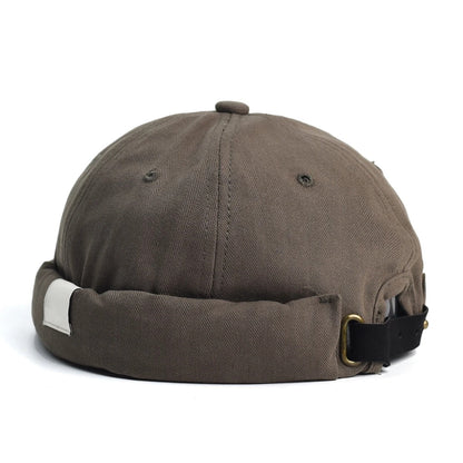Cap Without Visor Brimless Caps Men Beanies Dome Soild Color Adjustable Skullcap Summer Hip Hop Bobble Hat Fashion