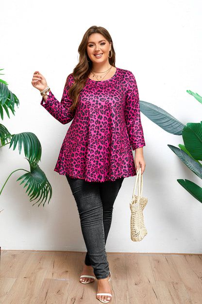 Womens Tops - Plus Size Tunics 3/4 Sleeve Loose Fit Dressy Casual Long Swing Flowy Lady Blouses Shirts Wear with Leggings Teals Blue Clothing A14 SATHD2