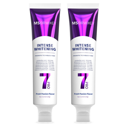 New 7-Pro Intensive Toothpaste | Upgraded Purple Formula with 7 Probiotics