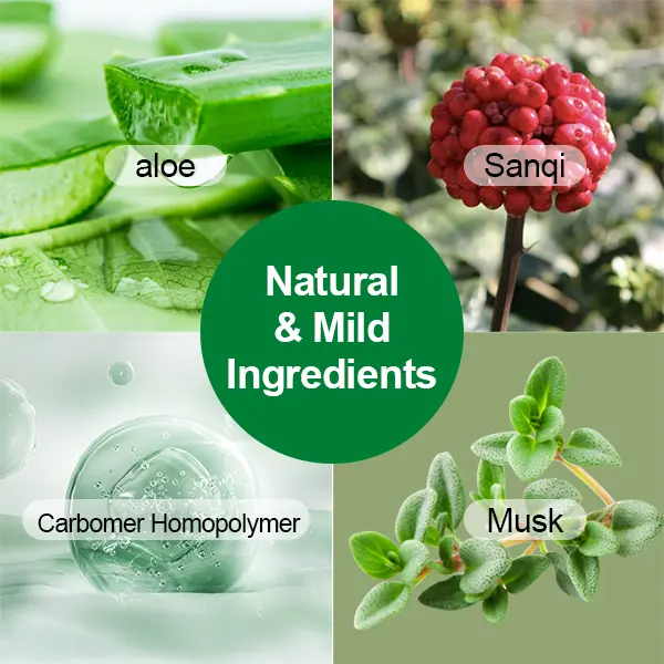 Organic Hemorrhoid Treatment Cream-Gel with Soothing Aloe Vera