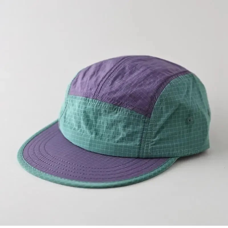 Quick-drying 5-Panel Baseball Caps for Man Women  Summer  Outdoor Thin Camping Men Splicing  Popular Baseball Cap