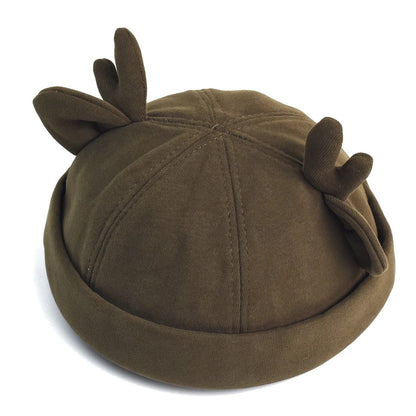 Fashion Cotton Brimless Hat Men Women Retro Skullcap Melon Docker Cap Street Hip Hop Without Visor Summer Outdoor Beanie Gorras