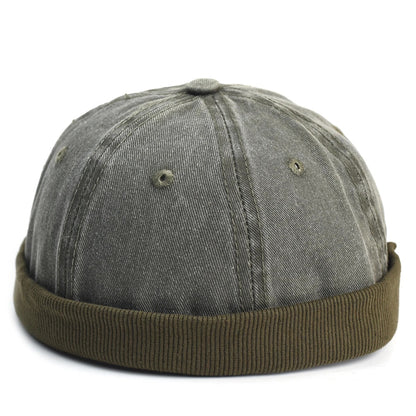Unisex Fashion Casual Sailor Biker Cap Hip Hop Street Dance Brimless Skull Beanie Hat, Ideal Choice For Gifts